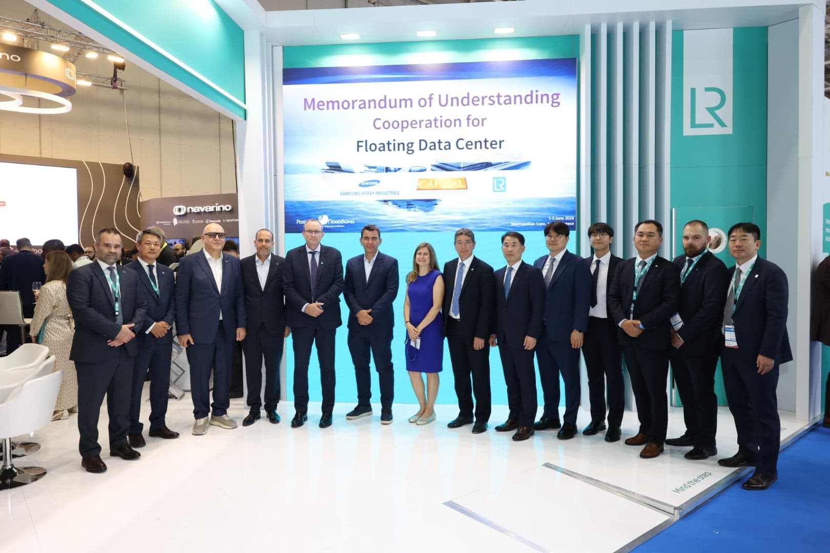 LR, Samsung Heavy Industries, and CCEC form strategic alliance for floating data centers