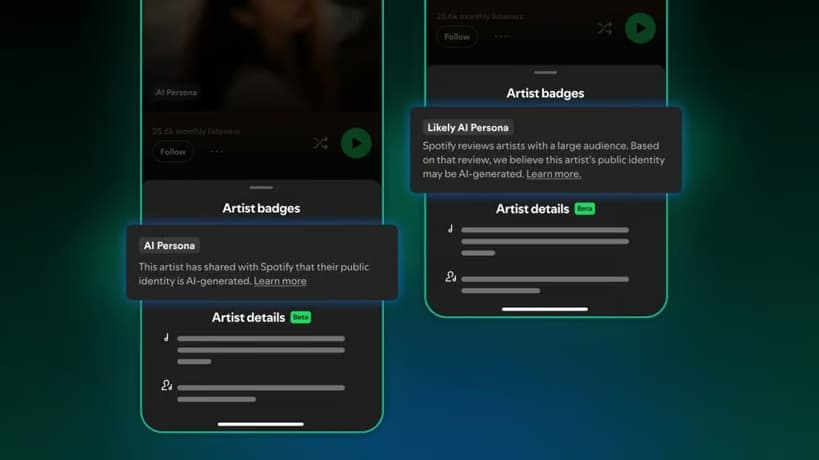 Spotify is cracking down on AI slop, but prompters can still post their generated music if they build a personal brand around it