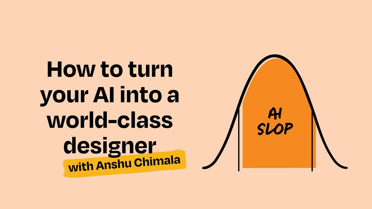 How to turn your AI into a world-class designer
